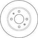 MAPCO 15516 тормозной диск на NISSAN SUNNY II (N13)