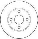 MAPCO 15531 тормозной диск на MAZDA 323 C IV (BG)