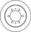 MAPCO 15582 тормозной диск на SSANGYONG MUSSO (FJ)