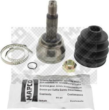 MAPCO 16920 шарнирный комплект, приводной вал на FORD ESCORT IV (GAF, AWF, ABFT)