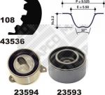 MAPCO 23536 комплект ремня грм на MAZDA 626 III (GD)