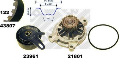 MAPCO 41839 водяной насос + комплект зубчатого ремня на VW LT 28-46 II c бортовой платформой/ходовая часть (2DC, 2DF, 2