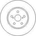 MAPCO 45566 тормозной диск на TOYOTA AVENSIS (T25_)