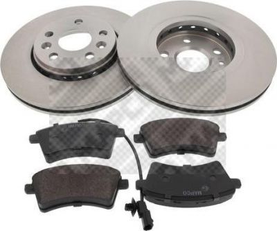 MAPCO 47178 комплект тормозов, дисковый тормозной механизм на RENAULT KANGOO BE BOP (KW0/1_)