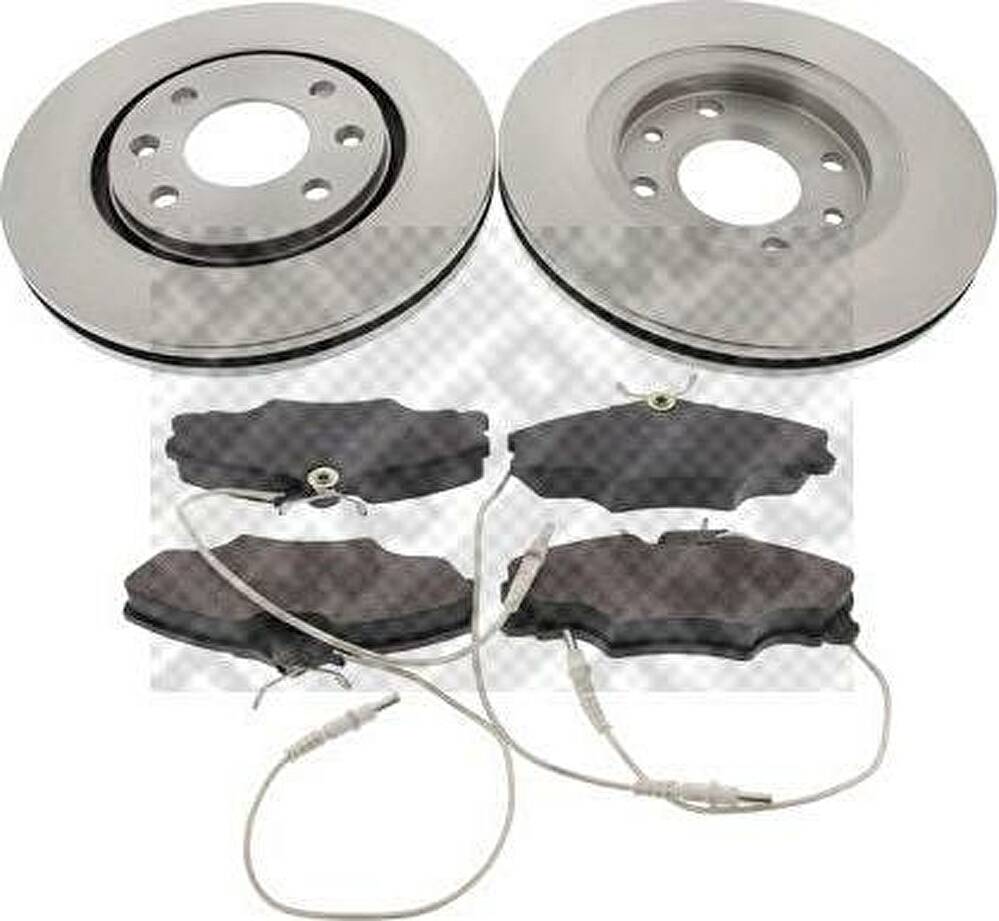 MAPCO 47352 комплект тормозов, дисковый тормозной механизм на PEUGEOT 406 Break (8E/F)