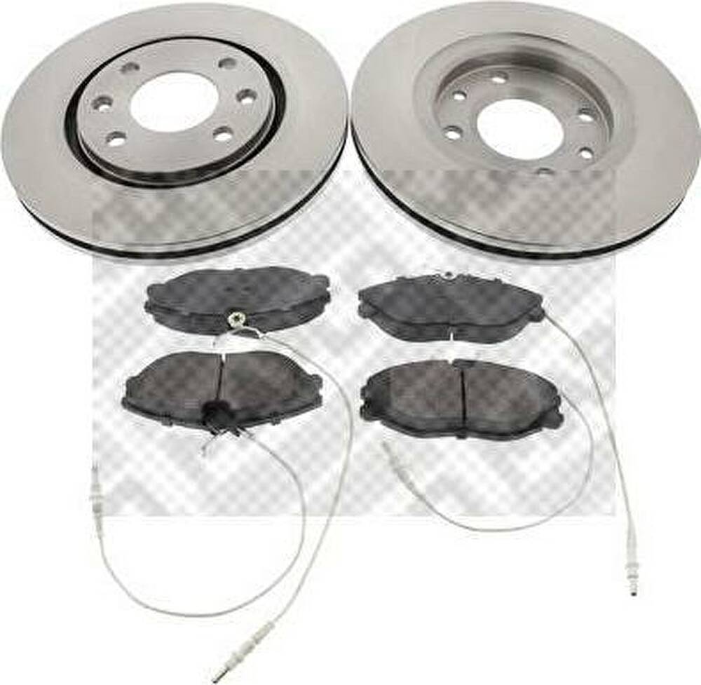 MAPCO 47353 комплект тормозов, дисковый тормозной механизм на PEUGEOT 406 Break (8E/F)