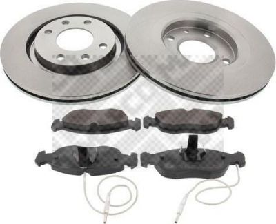 MAPCO 47451 комплект тормозов, дисковый тормозной механизм на PEUGEOT 306 кабрио (7D, N3, N5)
