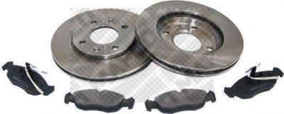 MAPCO 47454 комплект тормозов, дисковый тормозной механизм на PEUGEOT 306 кабрио (7D, N3, N5)