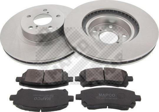 MAPCO 47542 комплект тормозов, дисковый тормозной механизм на SUBARU IMPREZA седан (GC)