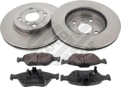 MAPCO 47547 комплект тормозов, дисковый тормозной механизм на TOYOTA YARIS (NHP13_, NSP13_, NCP13_, KSP13_, NLP13_)