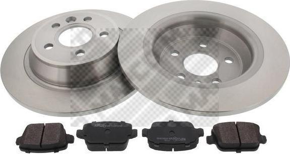 MAPCO 47662 комплект тормозов, дисковый тормозной механизм на FORD KUGA I