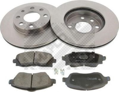 MAPCO 47672 комплект тормозов, дисковый тормозной механизм на OPEL CORSA C (F08, F68)