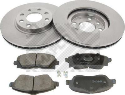 MAPCO 47673 комплект тормозов, дисковый тормозной механизм на OPEL CORSA C (F08, F68)