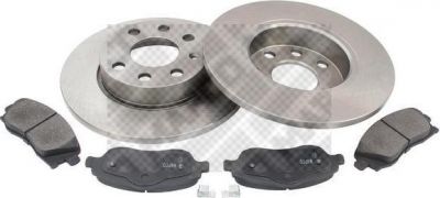 MAPCO 47684 комплект тормозов, дисковый тормозной механизм на OPEL CORSA C фургон (F08, W5L)