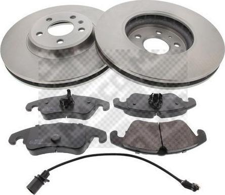 MAPCO 47930 комплект тормозов, дисковый тормозной механизм на AUDI A7 Sportback (4GA, 4GF)