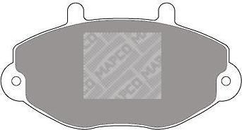 MAPCO 6381 комплект тормозных колодок, дисковый тормоз на FORD TRANSIT c бортовой платформой/ходовая часть (E_ _)