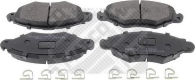 MAPCO 6516 Колодки тормозные дисковые Fr Citroen Xsara, Peuge 206 (4252.12)