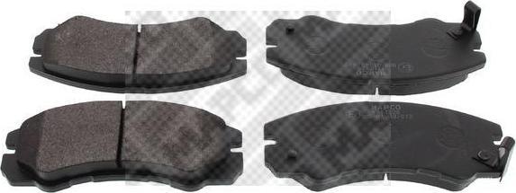 MAPCO 6542 комплект тормозных колодок, дисковый тормоз на OPEL FRONTERA B (6B_)
