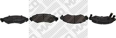 MAPCO 6552 комплект тормозных колодок, дисковый тормоз на SUZUKI IGNIS II