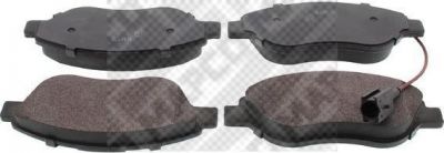 MAPCO 6572 комплект тормозных колодок, дисковый тормоз на FIAT STILO (192)