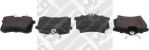 MAPCO 6579 комплект тормозных колодок, дисковый тормоз на RENAULT MEGANE III Наклонная задняя часть (BZ0_)
