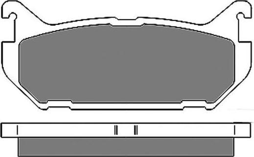 MAPCO 6656 комплект тормозных колодок, дисковый тормоз на MAZDA 626 IV Hatchback (GE)