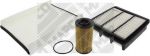 MAPCO 68552 комплект фильтра на KIA CEE'D SW (ED)