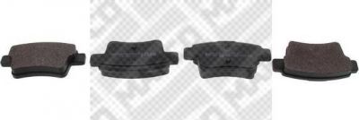 MAPCO 6962 комплект тормозных колодок, дисковый тормоз на PEUGEOT 408