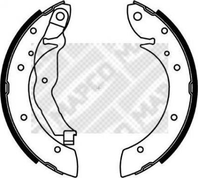 MAPCO 8130 комплект тормозных колодок на RENAULT SCЙNIC I (JA0/1_)