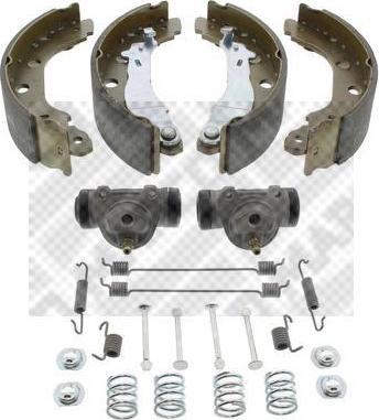 MAPCO 9779 комплект тормозных колодок на NISSAN KUBISTAR (X76)