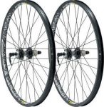 Комплект колес Mavic DEETRAKS, 99619914, стальной барабан стандарта Shimano, ось передняя 20/110мм, ось задняя 12135мм, disk под 6 болтов, цвет черный.