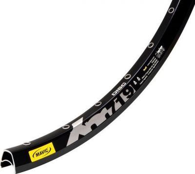 Обод МТБ Mavic XM 719 Disc 2012 (128 182 36). Назначение: cross-mountain. Цвет - черный. Шов: сварной. Размер ETRTO: 559x19c. Количество спиц: 36. Особенности: сплав Maxtal. Пистонирование: одинарное. Вес 460 г.