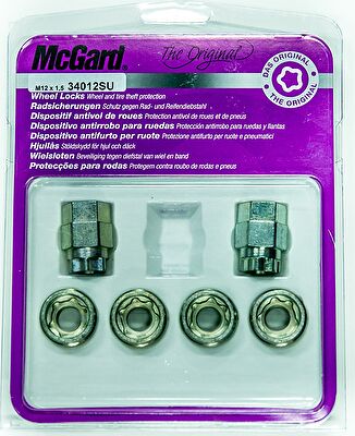 McGard 34012 SU комплект секреток M12*1.5 (гайки с двумя ключами)