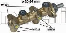 METELLI 05-0041 главный тормозной цилиндр на AUDI 80 (81, 85, B2)