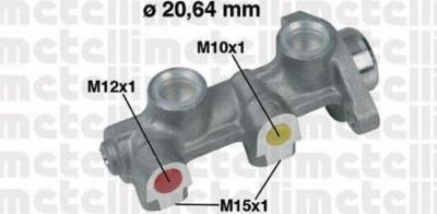 METELLI 05-0184 главный тормозной цилиндр на OPEL ASCONA C (81_, 86_, 87_, 88_)