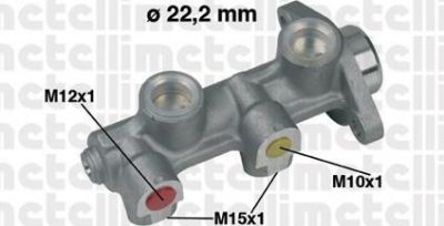 METELLI 05-0189 Гл.торм.цил.OPEL/DAEWOO 22.22мм 5 58 101/03492362