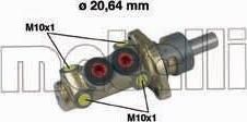 METELLI 05-0205 главный тормозной цилиндр на VW PASSAT (32B)