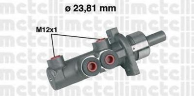 METELLI 05-0280 Гл.торм.цил.AUDI/VW/SKODA 23.81мм