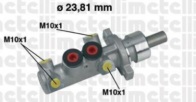 METELLI 05-0361 главный тормозной цилиндр на PEUGEOT 406 (8B)