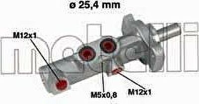 METELLI 05-0425 главный тормозной цилиндр на VOLVO S80 I (TS, XY)