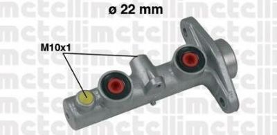 METELLI 05-0498 главный тормозной цилиндр на HONDA CIVIC VI Hatchback (EJ, EK)