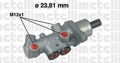 METELLI 05-0536 главный тормозной цилиндр на SKODA OCTAVIA Combi (1U5)