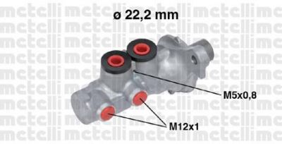 METELLI 05-0693 главный тормозной цилиндр на PEUGEOT 208