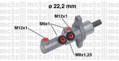 METELLI 05-0720 главный тормозной цилиндр на SKODA OCTAVIA Combi (1Z5)