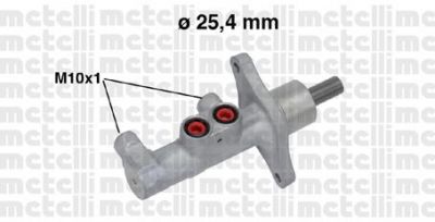 METELLI 05-0731 главный тормозной цилиндр на PEUGEOT EXPERT Tepee (VF3V_)