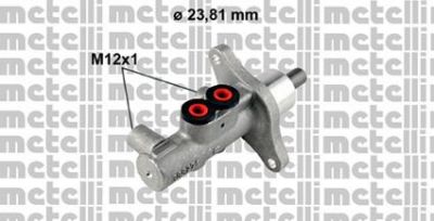 METELLI 05-0776 главный тормозной цилиндр на SKODA OCTAVIA Combi (1U5)