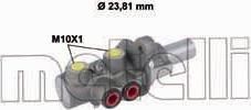 METELLI 05-0780 главный тормозной цилиндр на FIAT DOBLO c бортовой платформой/ходовая часть (263)