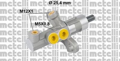 METELLI 05-0811 главный тормозной цилиндр на OPEL CASCADA (W13)