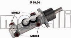 METELLI 05-0853 главный тормозной цилиндр на FIAT MULTIPLA (186)