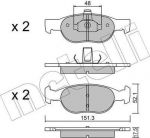 METELLI 22-0079-2 комплект тормозных колодок, дисковый тормоз на FIAT PUNTO (188)